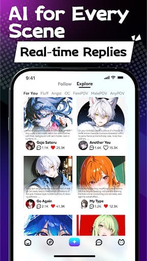 rubii官方人设卡界面